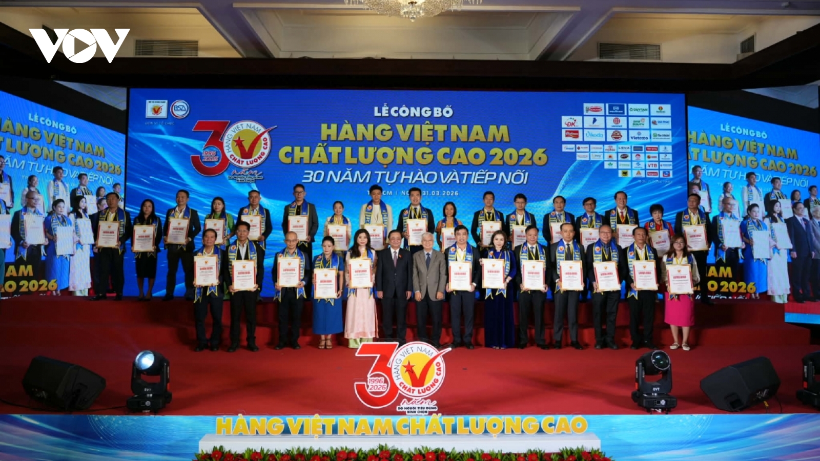 Over 580 firms honoured as High-Quality Vietnamese Goods marks 30-year milestone